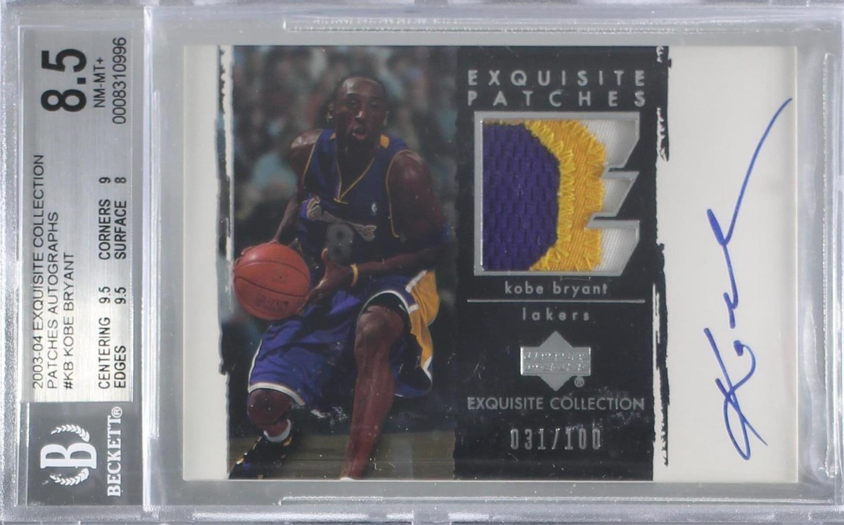 2003-04 Upper Deck Exquisite Collection - Kobe Bryant #AP-KB for