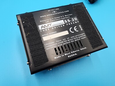 AMT SS-20 Tube Preamp Guitar Effect Pedal 3 Channel Overdrive