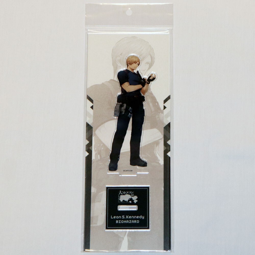 CAPCOM CREATION Exhibition Acrylic Stand Figure Leon Biohazard