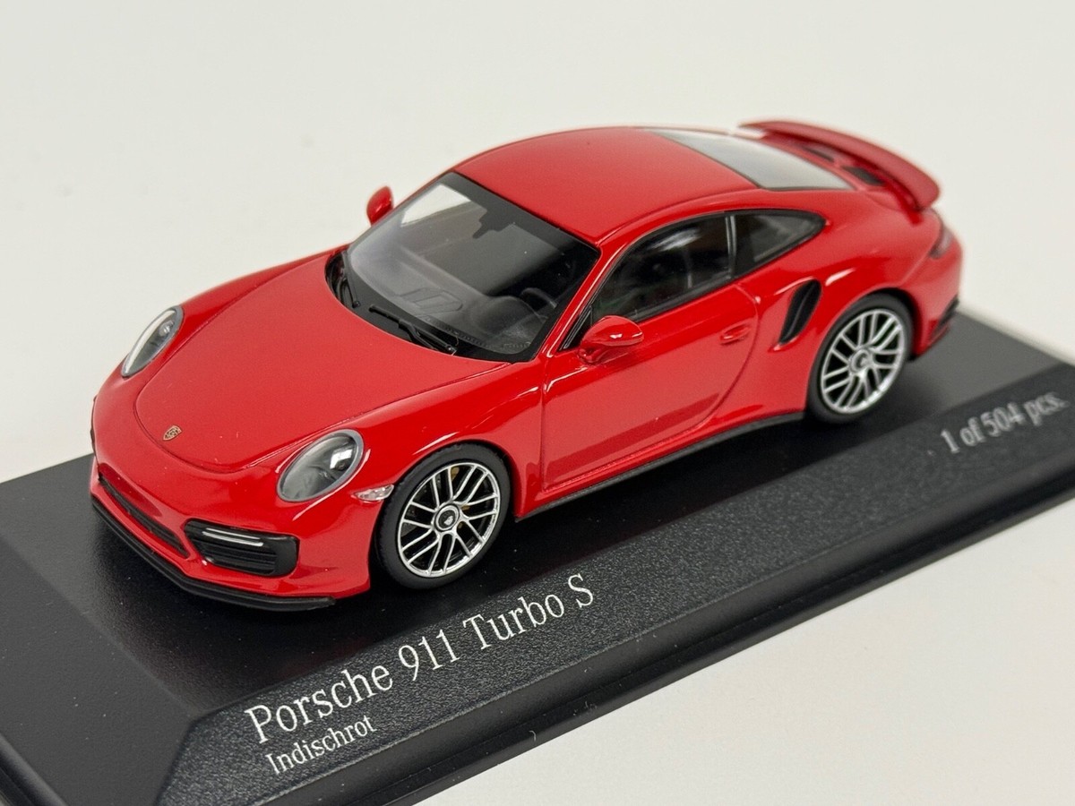 1/43 Minichamps Porsche 911 Turbo S from 2016 in Red 410 067170