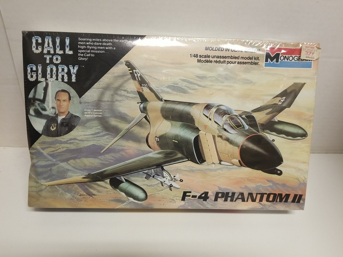 1984 Monogram Call To Glory F-4 Phantom II 1:48 Factory Sealed NIP