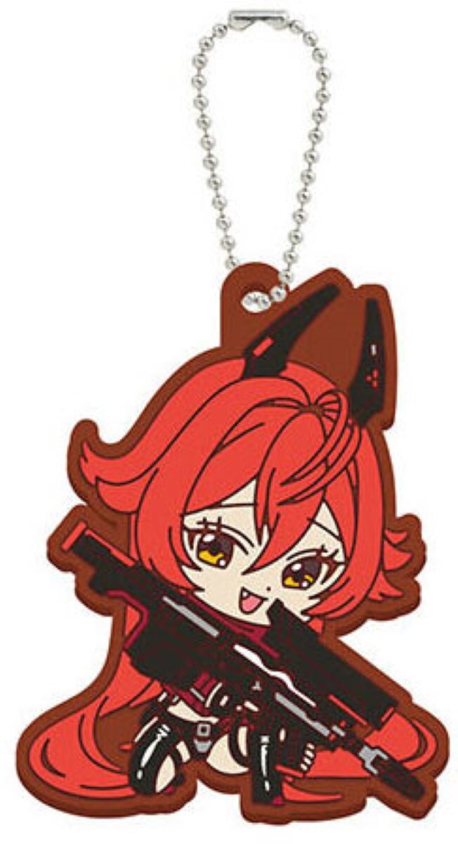 GODDESS OF VICTORY NIKKE mini Rubber Keychain RR#2 Red Hood BANDAI