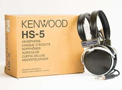 Kenwood HS-5 open air headphones black For high quality