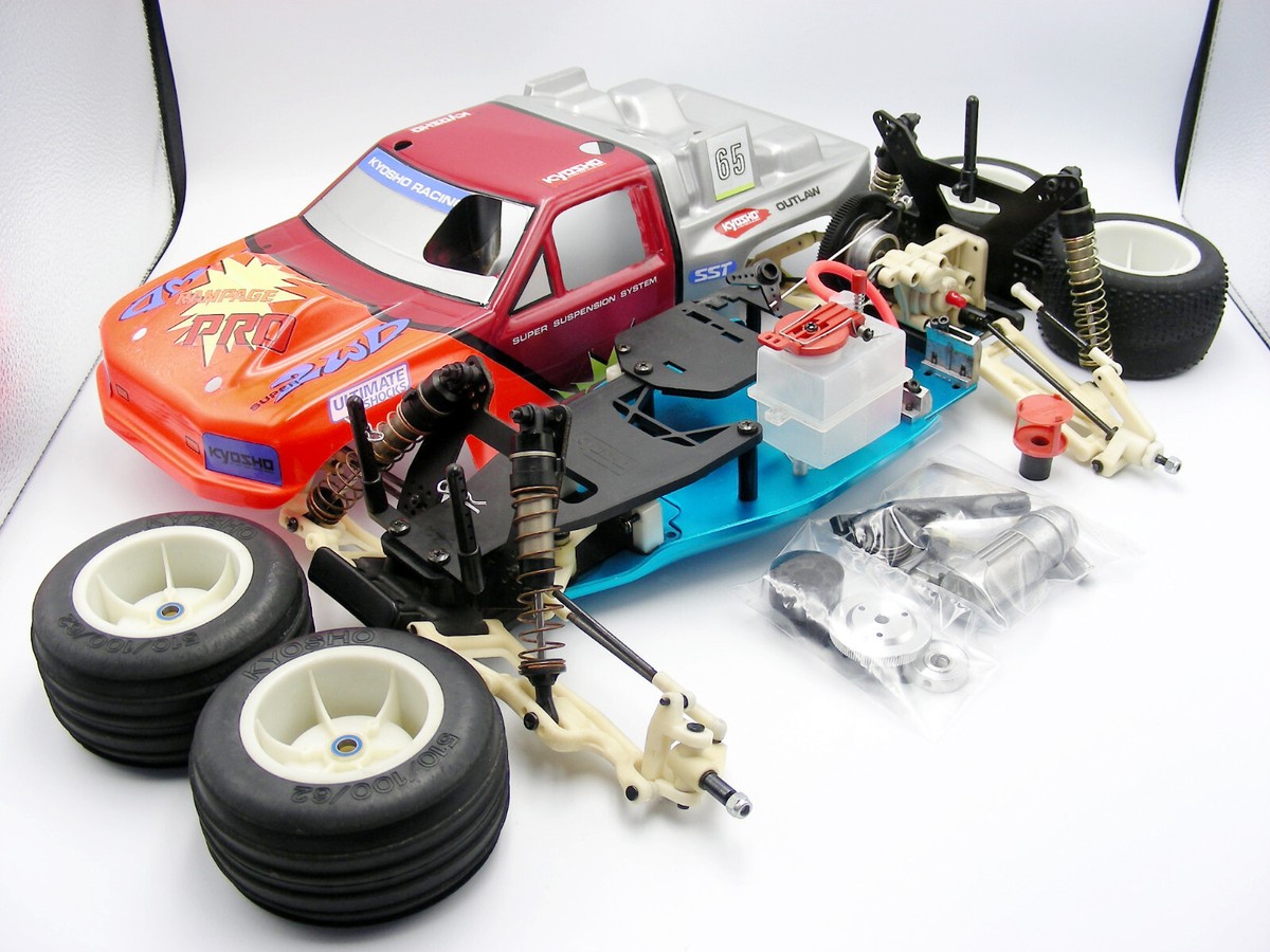 Vintage Kyosho OUTLAW RAMPAGE PRO Nitro Team Stadium Truck w SST