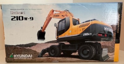 1:40 Hyundai Robex 210W-9 Wheeled Excavator Diecast Model | eBay