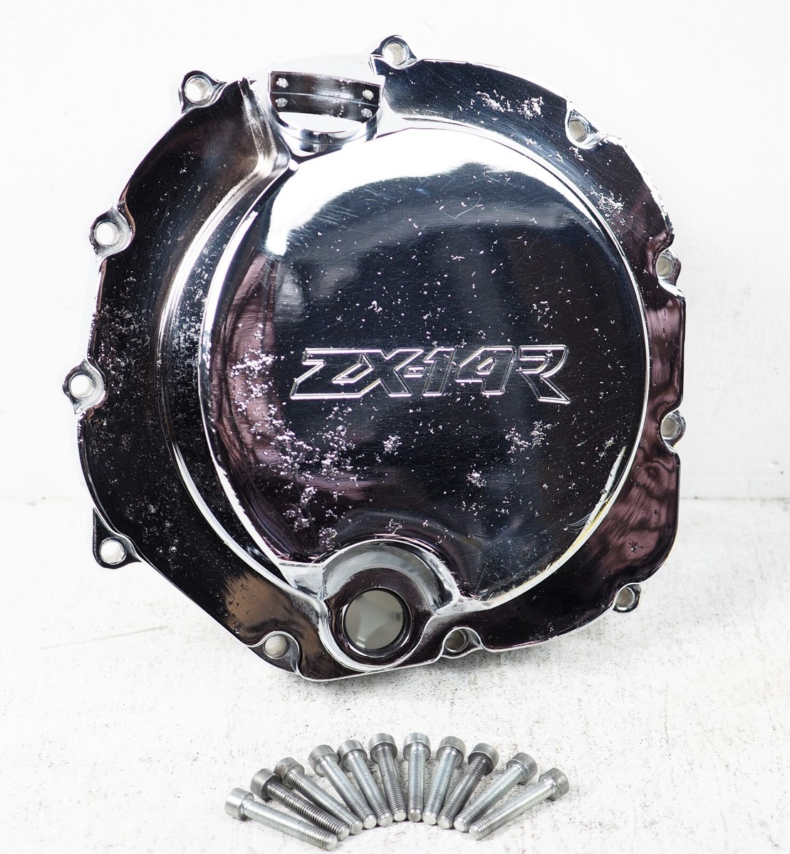 Rare Chrome 06-23 Kawasaki Ninja ZX14 ZX14R ZX1400 Engine Clutch