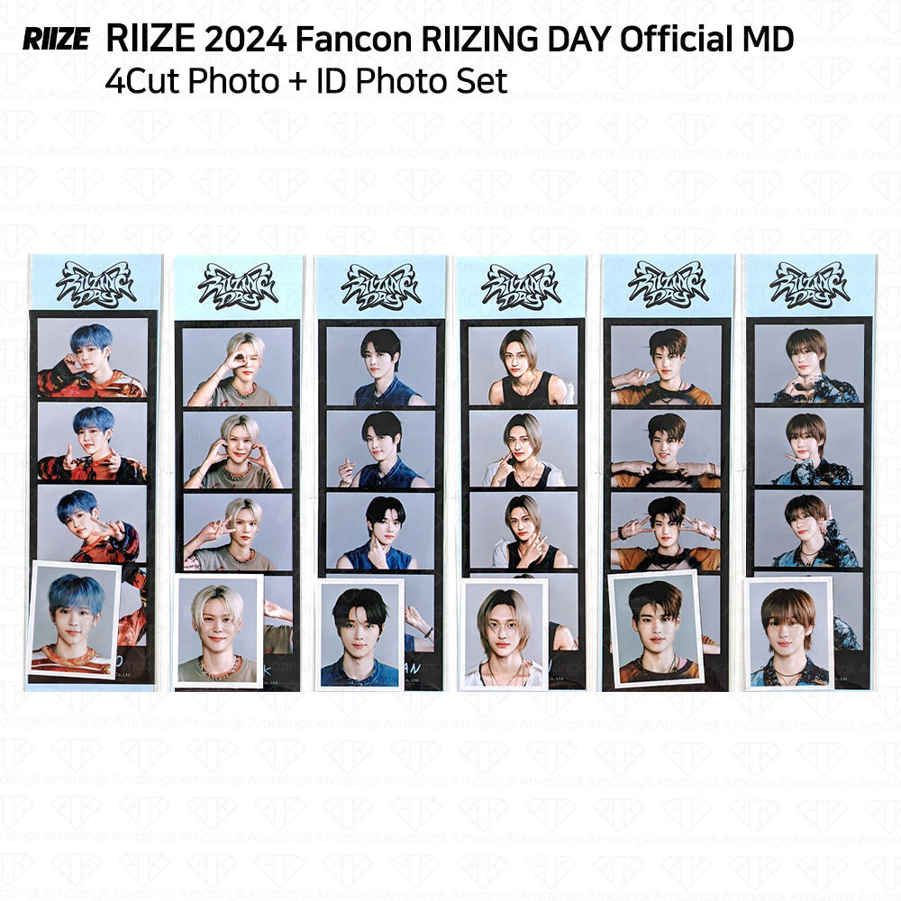 2024 RIIZE Fancon RIIZING DAY Official MD 4Cut ID Photo Wonbin