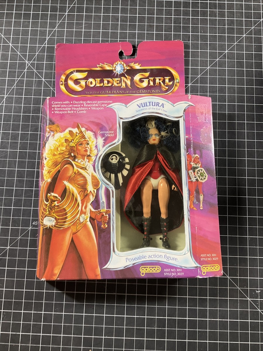 Galoob Golden Girl Vultura Action Figure Doll Vintage 1984 in Box