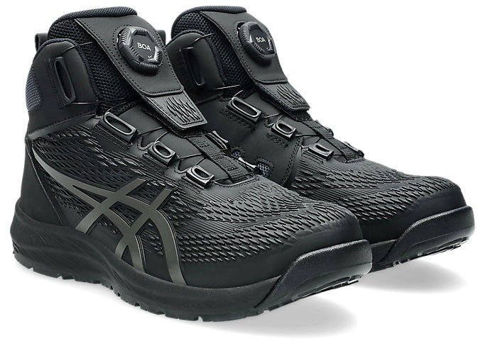 ASICS WINJOB CP122 BOA 1273A117 001 Black Gunmetal 3E Safety Shoes