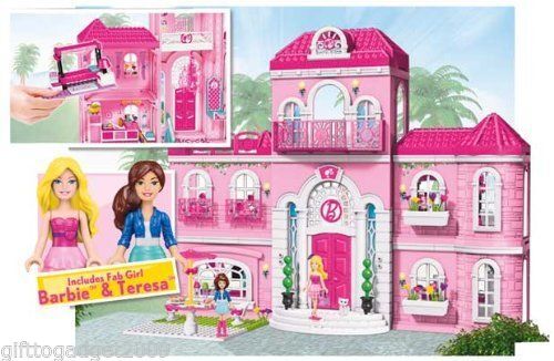 Mega Bloks Barbie Build 'n' Style Luxury Mansion 80229 New | eBay