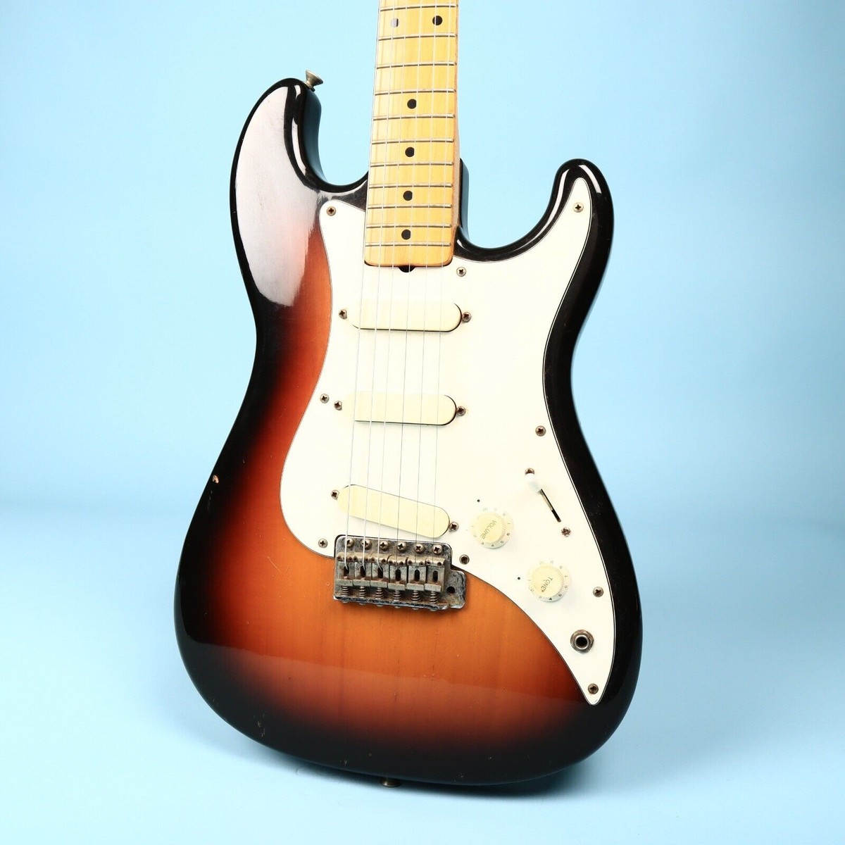 1983 Squier by Fender Bullet ST-3 Japan SQ Sunburst Guitar | eBay