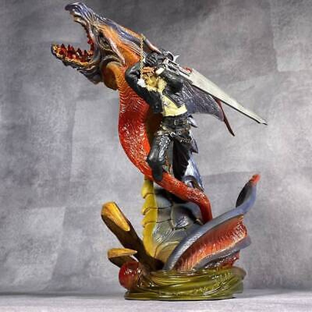 SQUALL & BAHAMUT Cold Cast Kotobukiya Final Fantasy 8 VIII Statue