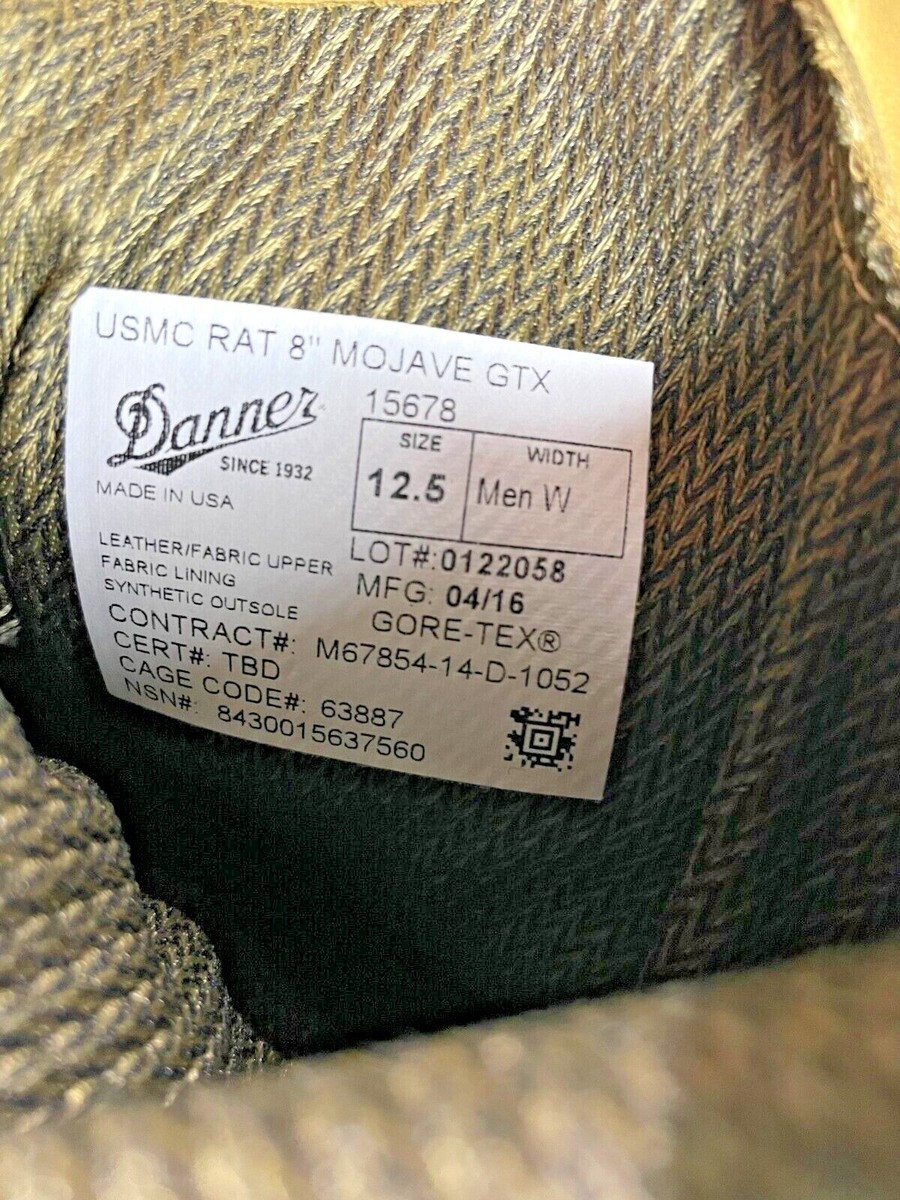 USMC Military Danner GORETEX 8