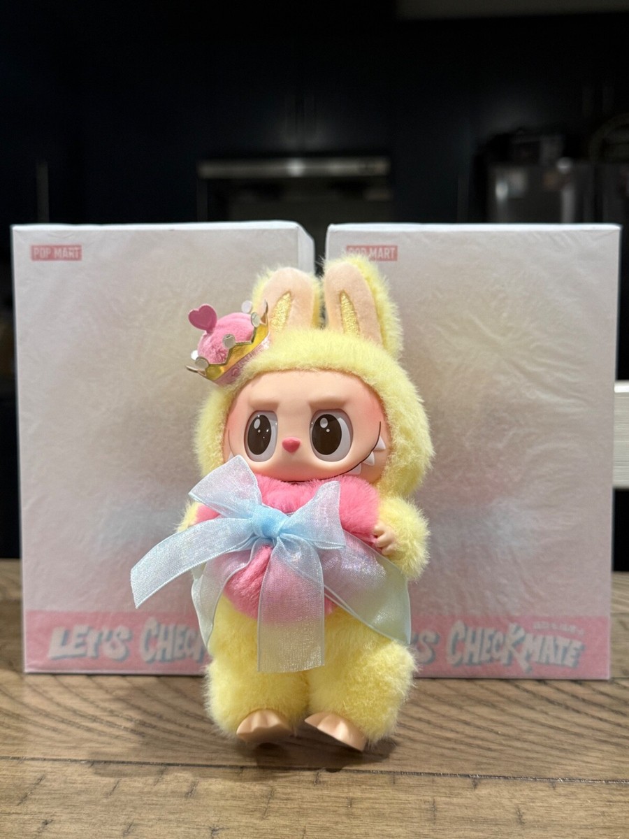 Authentic Pop Mart The Monsters Labubu Let's Checkmate vinyl plush