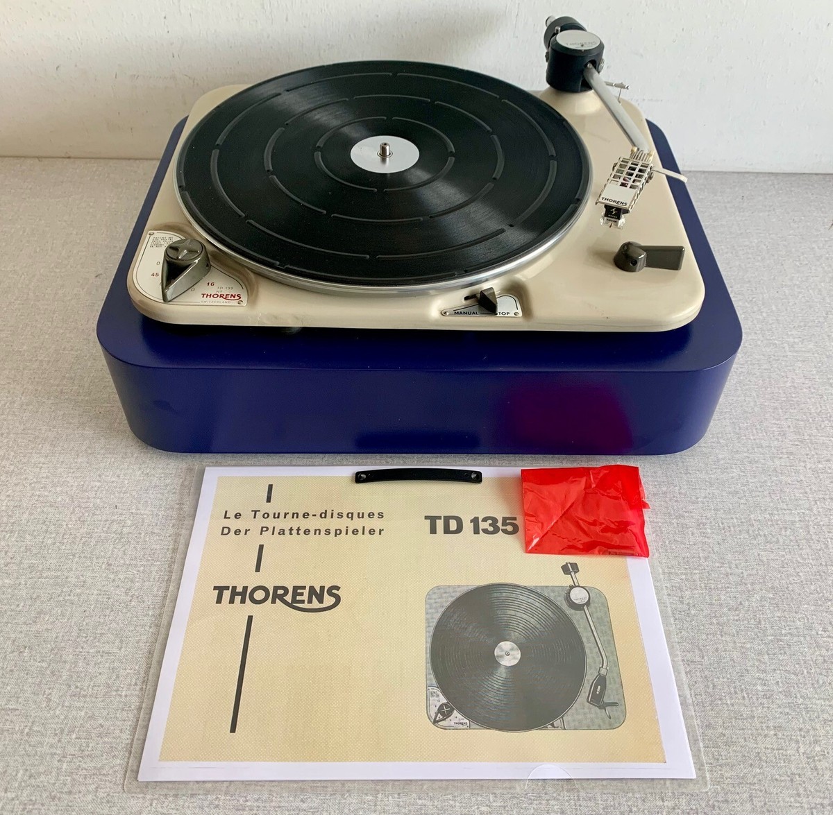 RARE FULLY RESTORED THORENS TD 135 MK I TURNTABLE | eBay