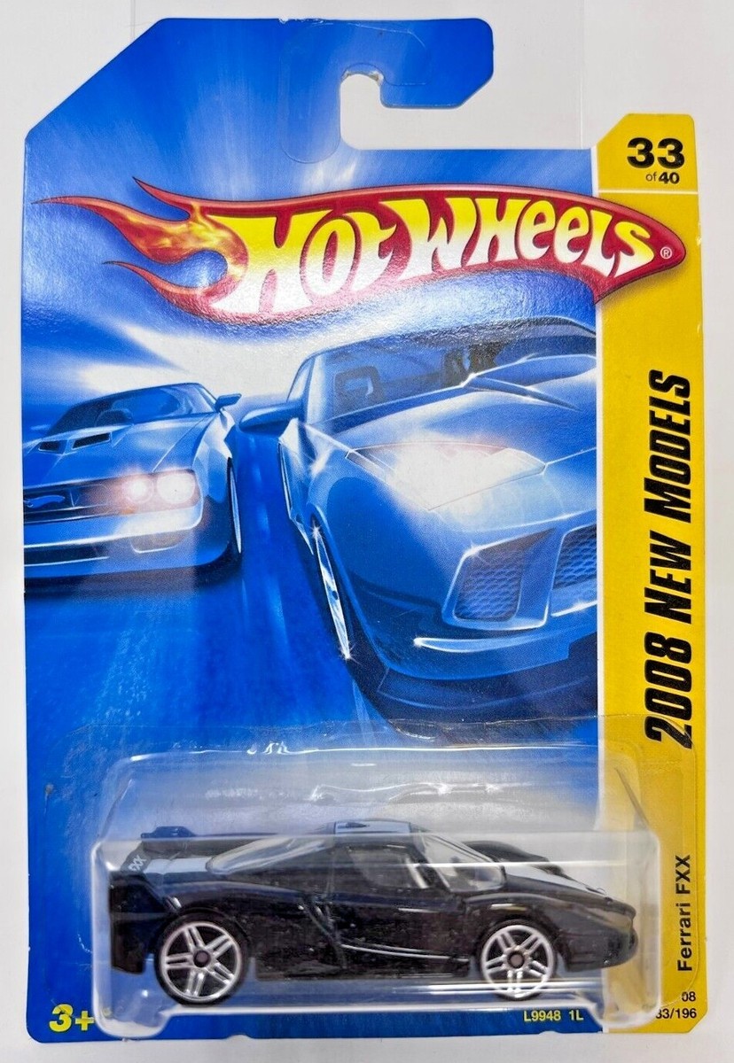 Hot Wheels Ferrari FXX Black 2008 New Models 33/40 Blue Card (e39