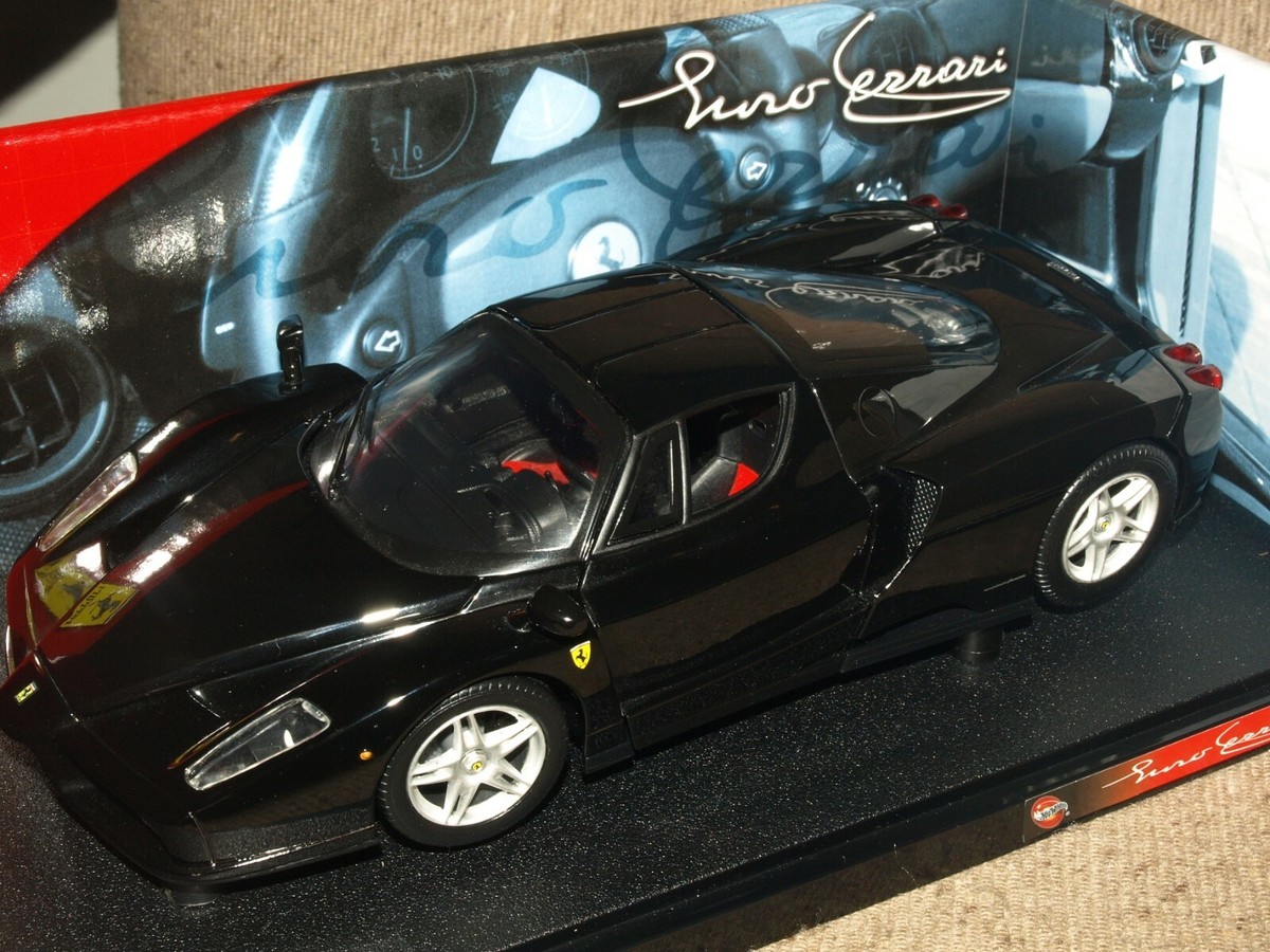100% Hot Wheels Enzo Ferrari Diecast Car 1:18 Black | eBay