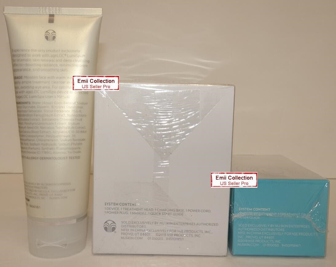 Nu Skin Nuskin ageLOC LumiSpa Lumi Spa IO Kit with Accent Head (3
