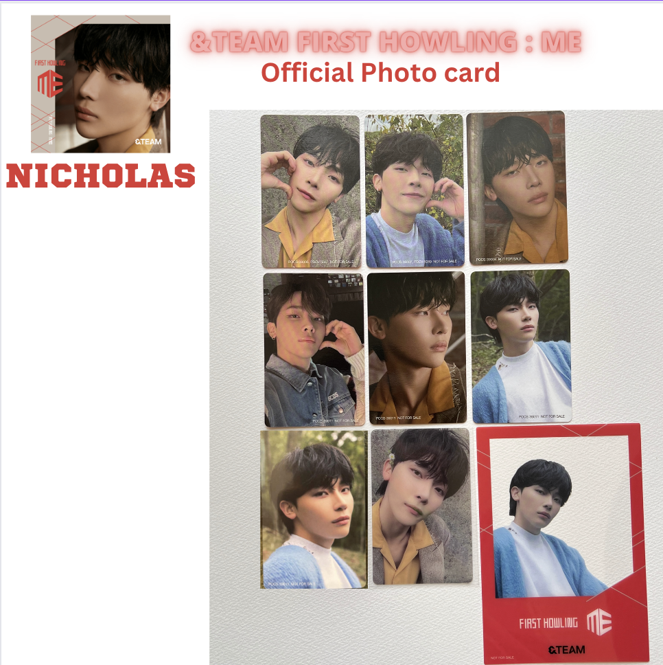 &TEAM NICHOLAS - First Howling : ME - Japan first maxi sinngle