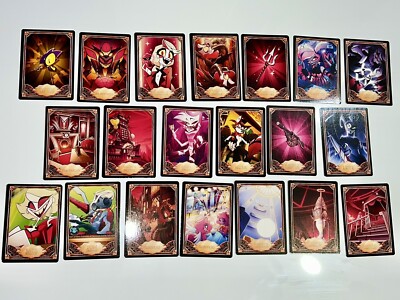 1ST EDITION ALL 20 FULL SET Hazbin Hotel Trading Cards Season 1