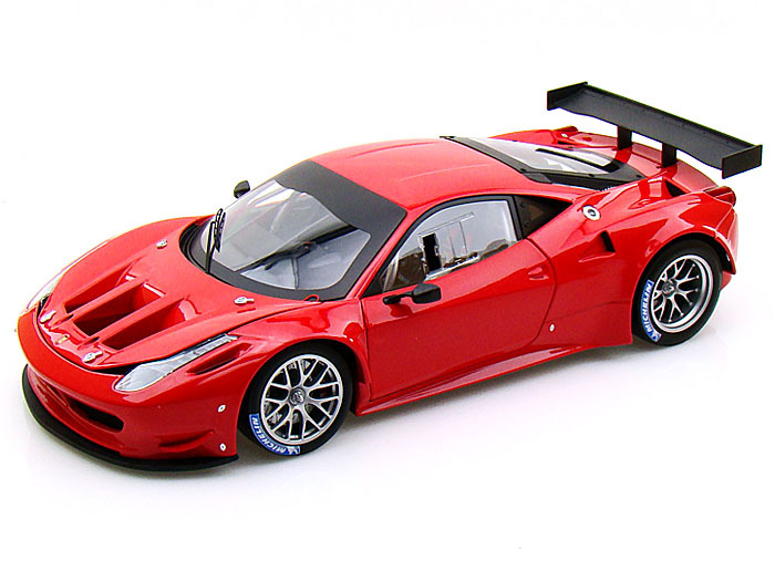 FERRARI 458 ITALIA GT2 RED PLAIN RACECAR NEW RELEASE ELITE HOT
