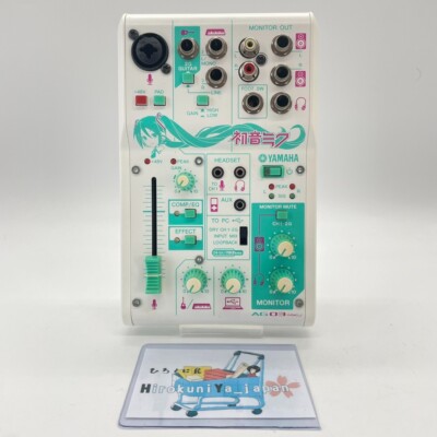 YAMAHA Hatsune Miku AG03-MIKU Webcasting Mixer 3-Channel USB Audio