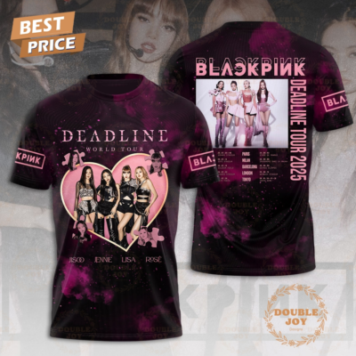 Blackpink Deadline World Tour 2025 Limited Edition T-Shirt | eBay