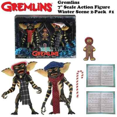 Neca Gremlins Winter Gremlins 2 Pack Figure Set NIB Blue & White