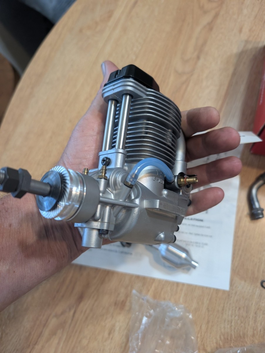 2 YS Engine YS F-120 Supercharged four stroke motor Part no YS0075