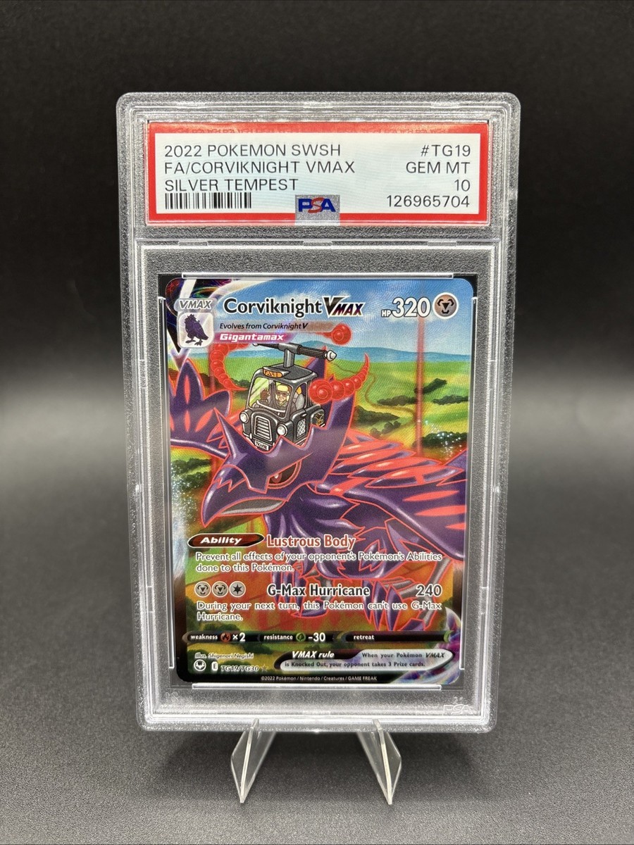 Pokemon Corviknight VMax Silver Tempest TG19 Graded Card PSA 10 | eBay