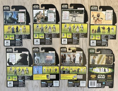 Hasbro POTF2 Star Wars Action Figure Toy Card Backs Cardback
