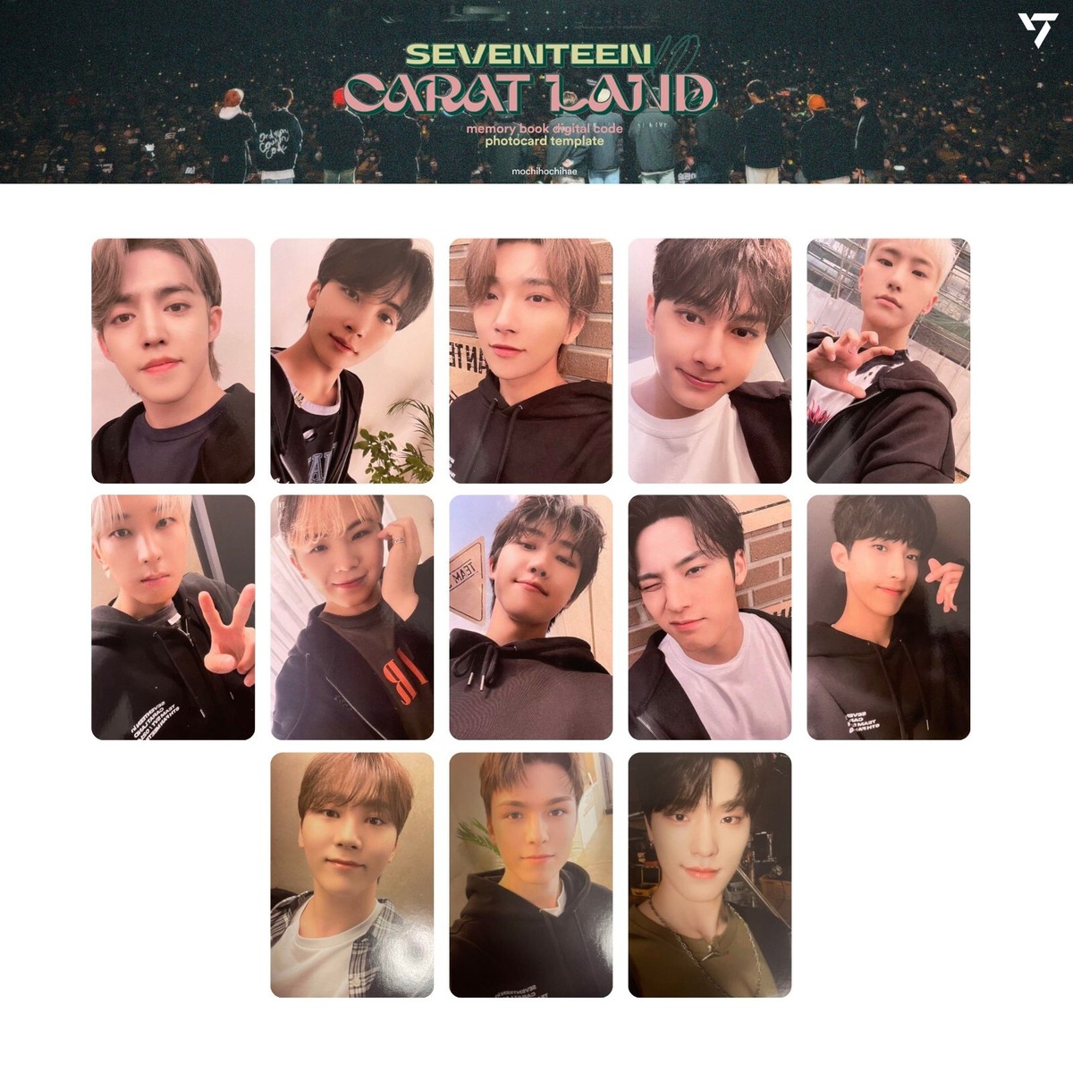 SEVENTEEN 2022 6TH FAN MEETING official Photo card CARAT LAND