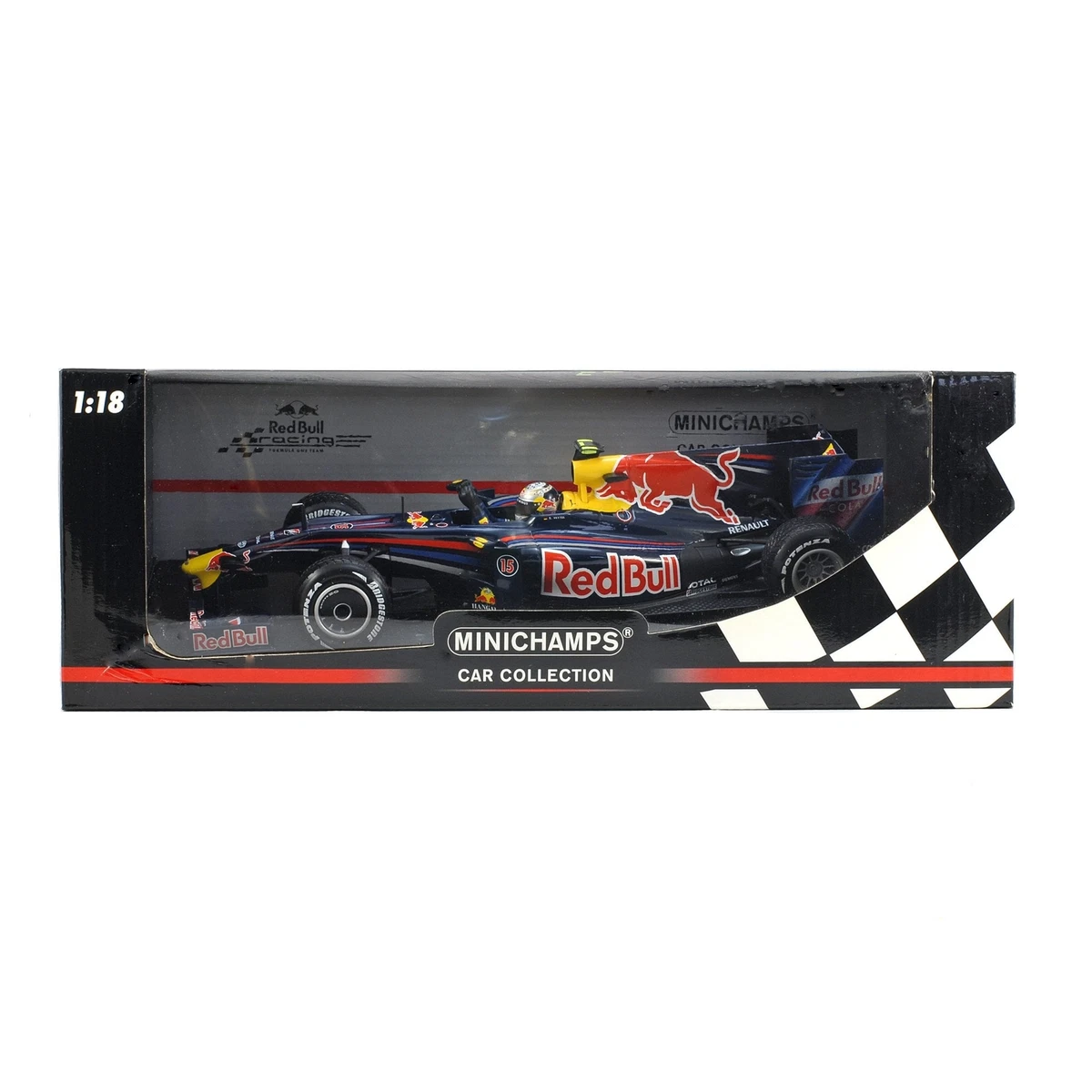 Sebastian Vettel RedBull 1:18 Scale Diecast Formula 1 Cars for
