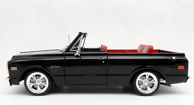 2024 ACME 1:18 *BLACK* 1972 Chevrolet BLAZER CUSTOM HIGH DETAILED