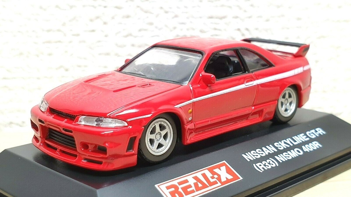 1/72 Real-X NISSAN SKYLINE GT-R R33 NISMO 400R RED diecast car