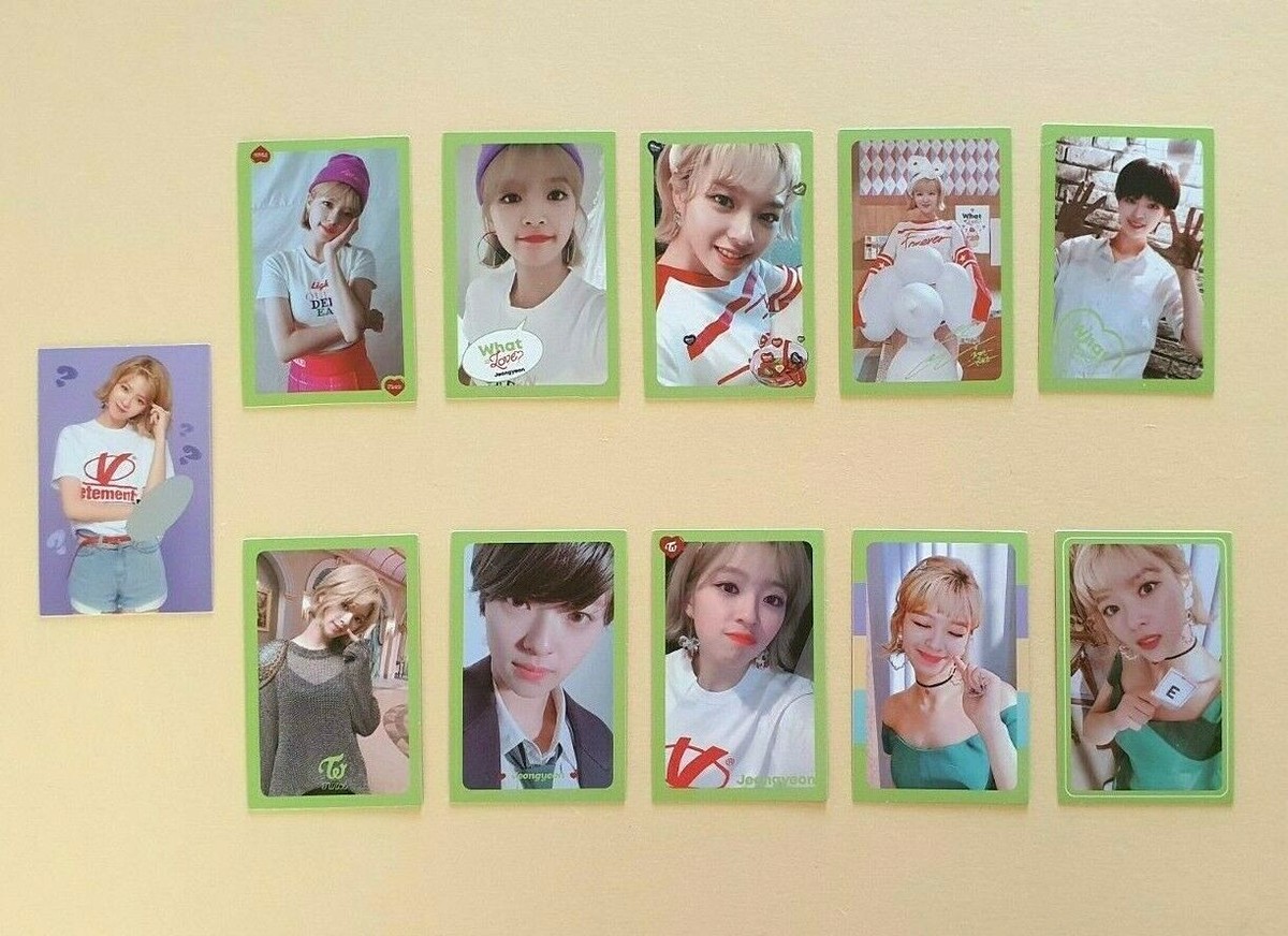 TWICE 5th mini album What is love Official Photocard photo card