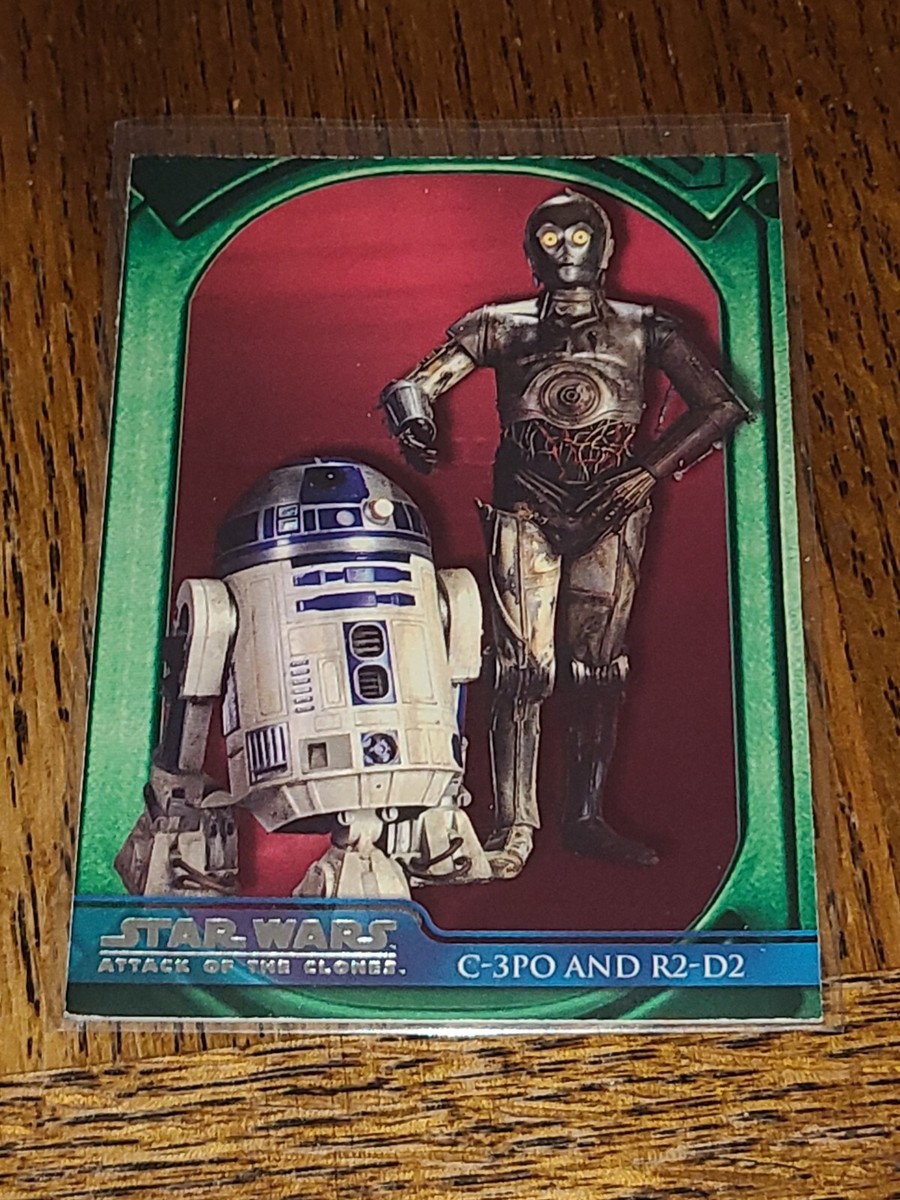 STAR WARS R2-D2 AND C-3PO 2002 TOPPS ATTACK OF THE CLONES #15 | eBay