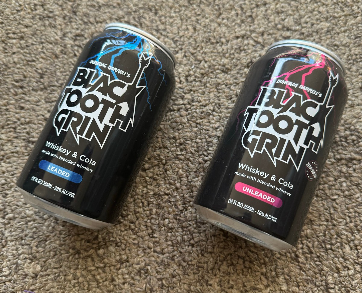 Dimebag Darrell Black Tooth Grin cans Pantera Abbott Vinnie Paul