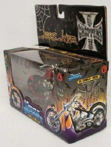 WEST COAST CHOPPERS JESSE JAMES EL DIABLO RIGID 1/18 1:18 BIKE RED