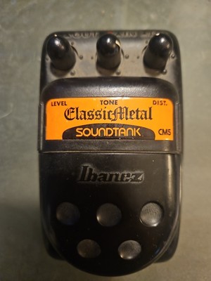 Ibanez CM5 Soundtank Classic Metal Distortion Vintage Guitar Pedal
