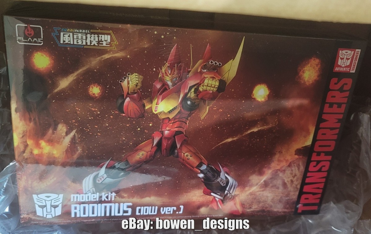 Flame Toys Transformers IDW Rodimus Prime Furai Model Kit Figure
