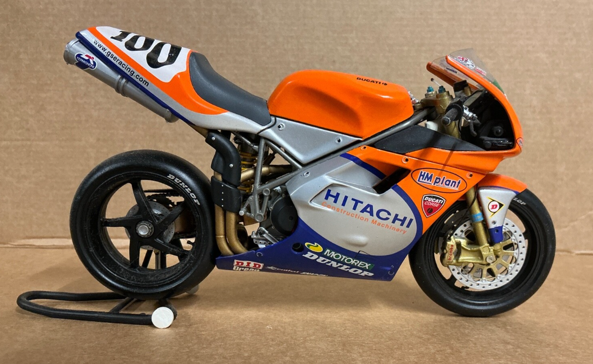 2001 MINICHAMPS NEIL HODGSON DUCATI 996RS #100 FACTORY HM PLANT