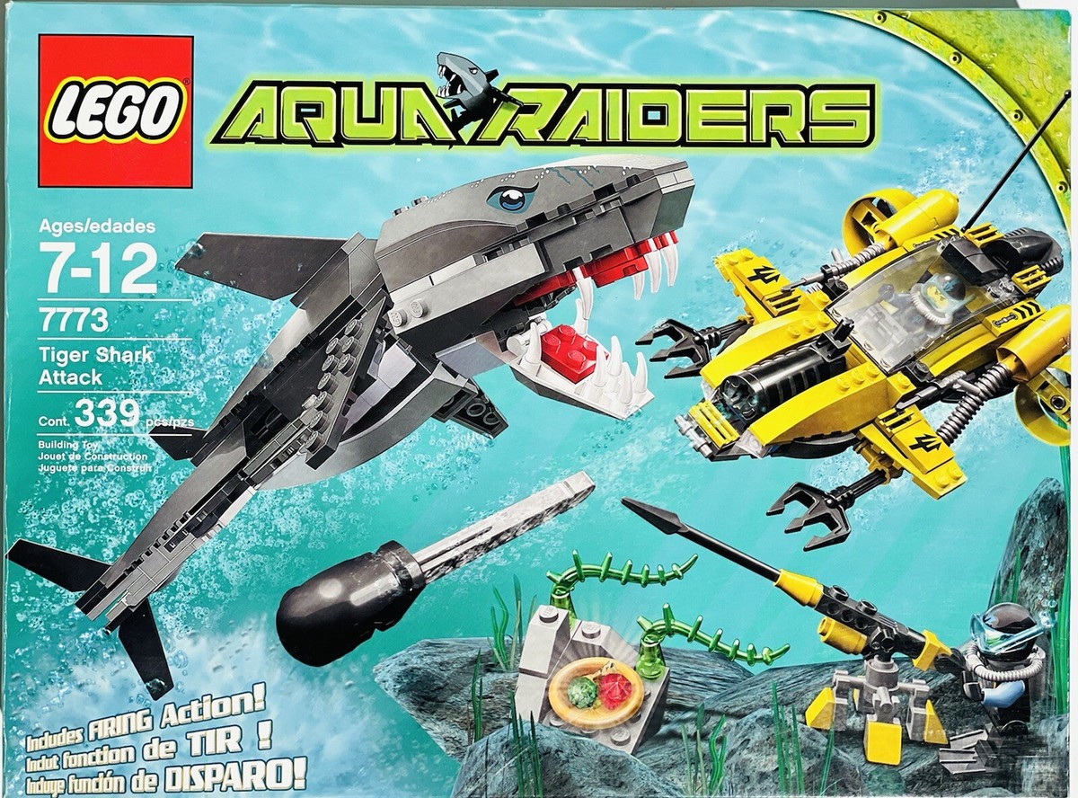 LEGO Aqua Raiders Tiger Shark Attack (7773) - Preowned, in box