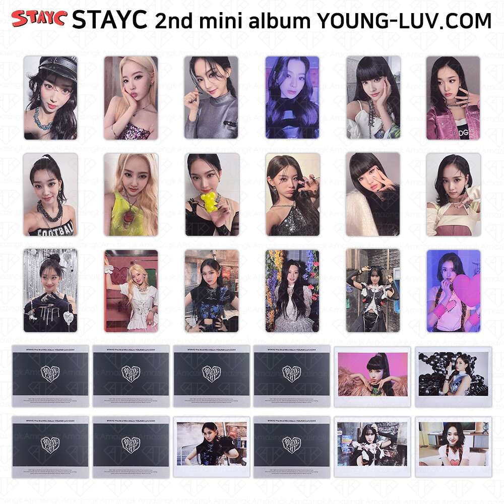 StayC 2nd Mini Album YOUNG-LUV.COM Photocard Polaroid KPOP K-POP