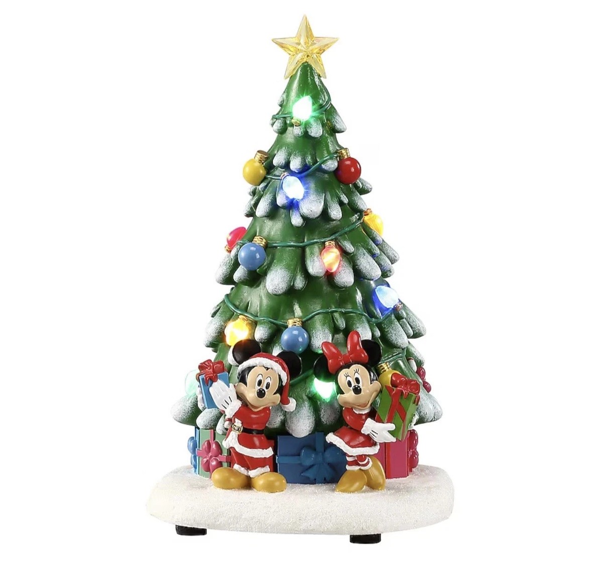 Disney Mickey & Friends Holiday ROTATING Base Christmas Tree