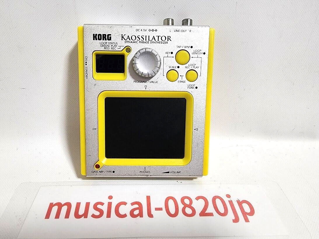 Korg ko-1 kaossilator Kaoss Pad dynamic phrase casiolator