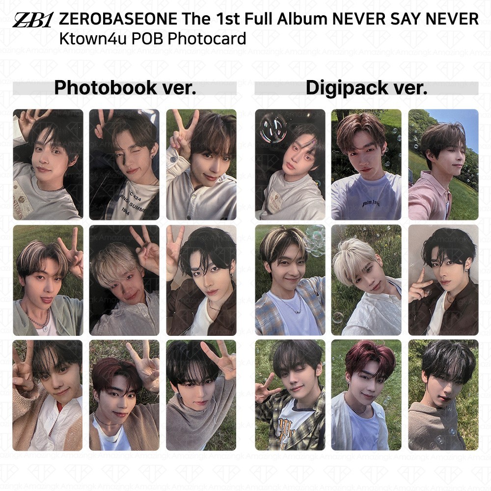 ZEROBASEONE ZB1 The 1st Full Album NEVER SAY NEVER Ktown4u POB