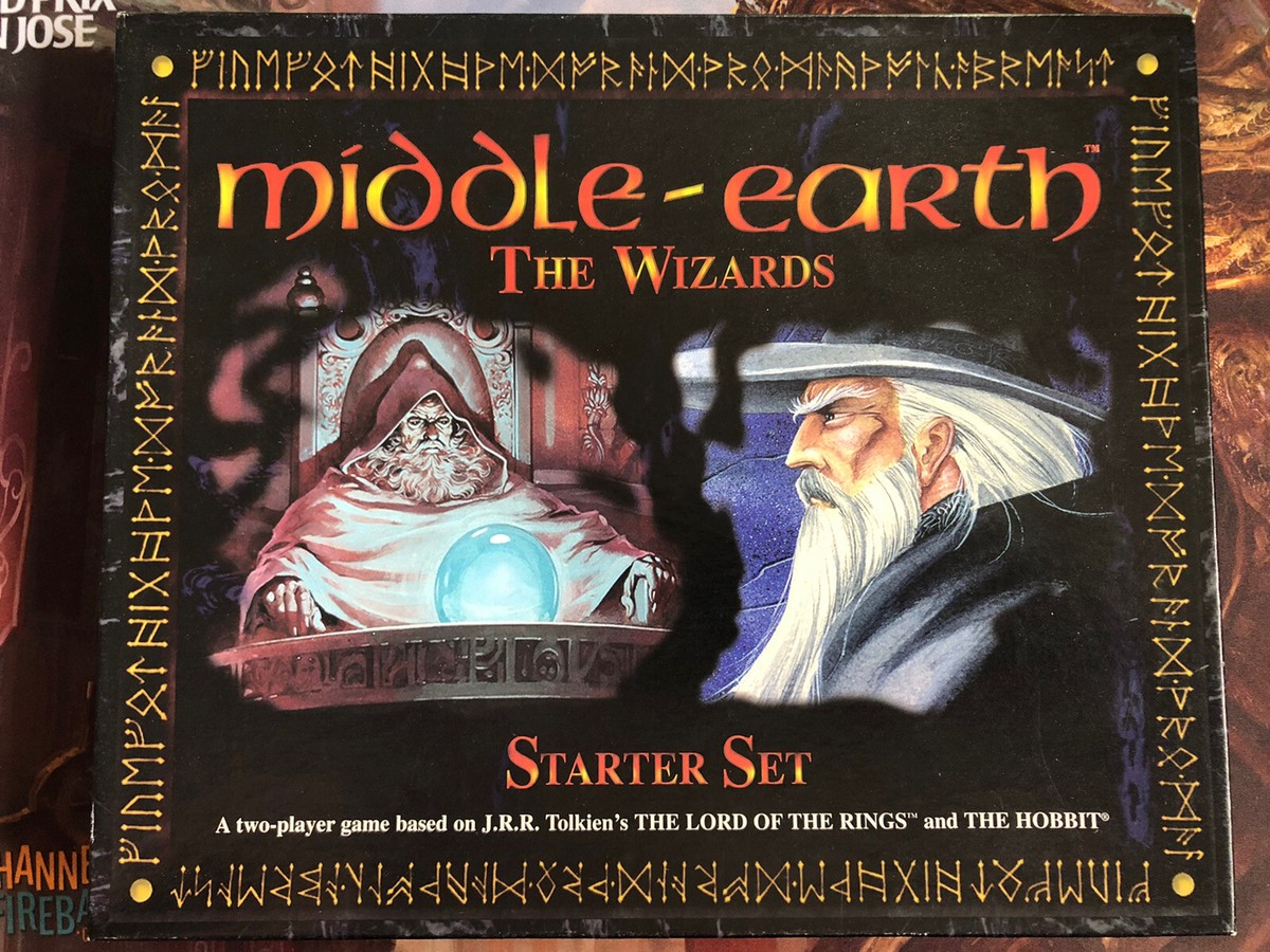 Middle Earth: The Wizards Starter Set MISPRINT WARLORDS CARD BACKS