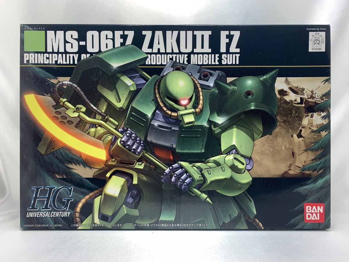 BANDAI HG 1/144 MS-06FZ ZAKU II FZ Plastic Model Kit Gundam 0080