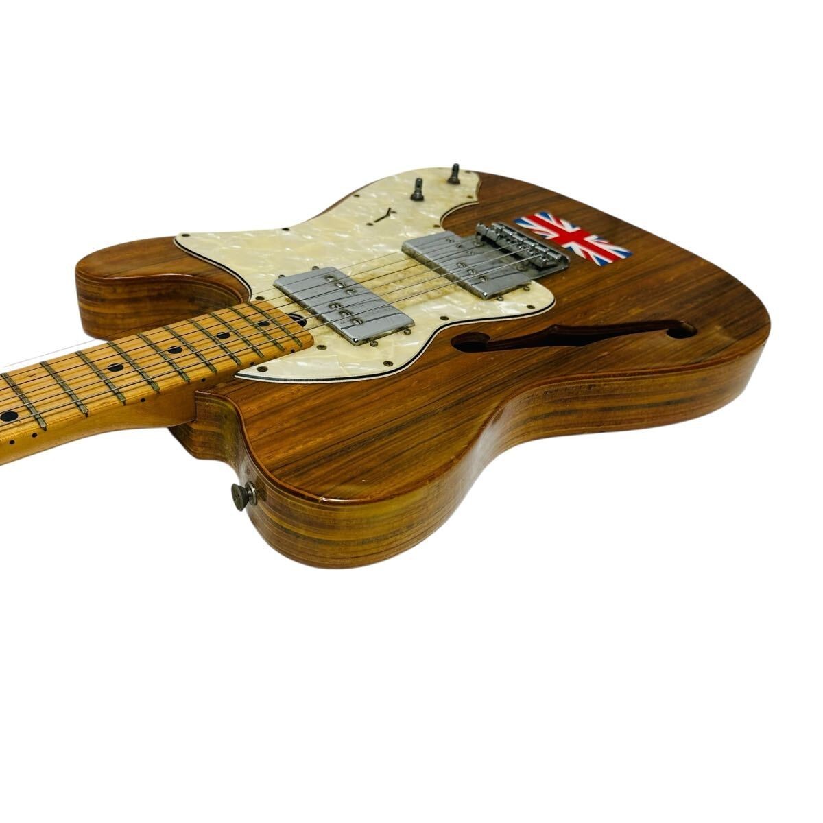 Rare Teisco TE‑440 Thinline Telecaster Style Guitar Natural Japan